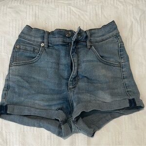 Garage Women's Light Blue Denim Shorts